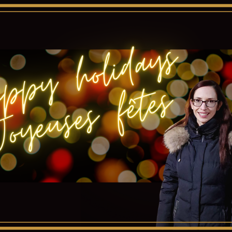 Happy Holidays Joyeuses Fetes (7 x 5 in) (1)